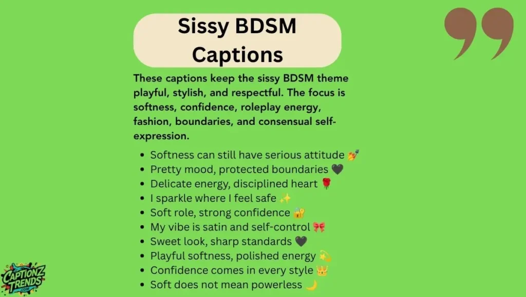 sissy BDSM Captions