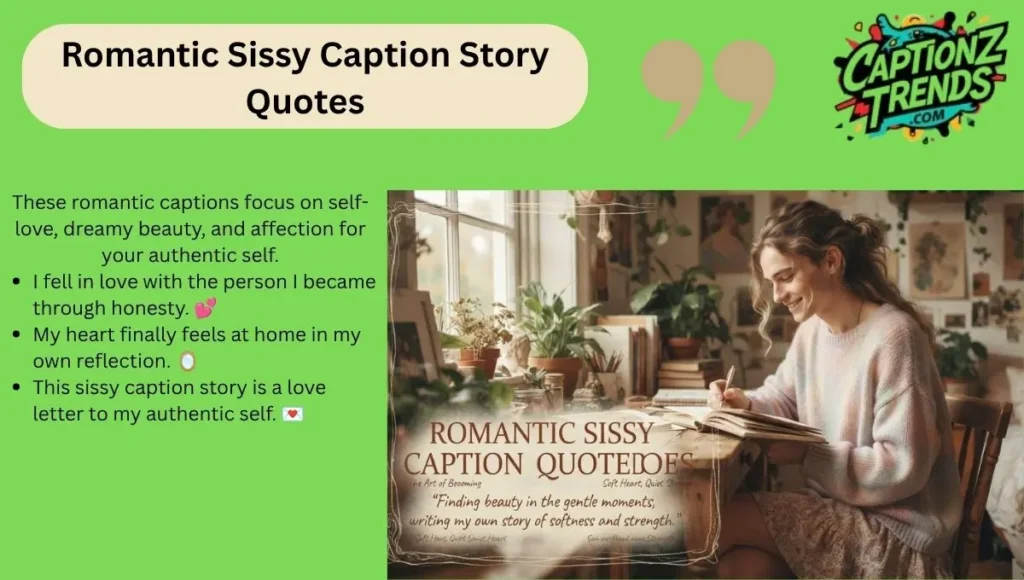 Romantic Sissy Caption Story Quotes